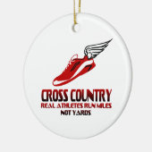 Cross Country-Verzierung Keramikornament (Links)