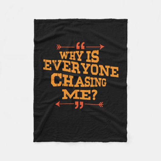 Cross Country warum jagen mich alle Fleecedecke (Vorderseite)