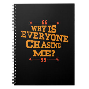 Cross Country warum jagen mich alle Notizblock