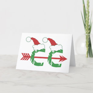 Cross Country Weihnachten © Running Symbol Card