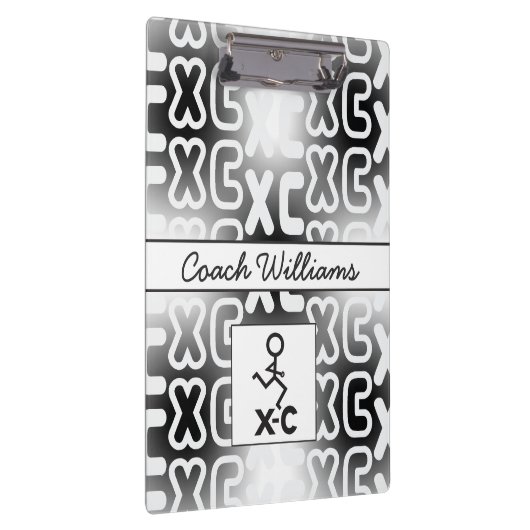 Cross Country XC Coach Clipboard Klemmbrett (Rechts)