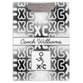 Cross Country XC Coach Clipboard Klemmbrett (Vorderseite)