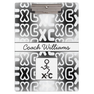 Cross Country XC Coach Clipboard Klemmbrett