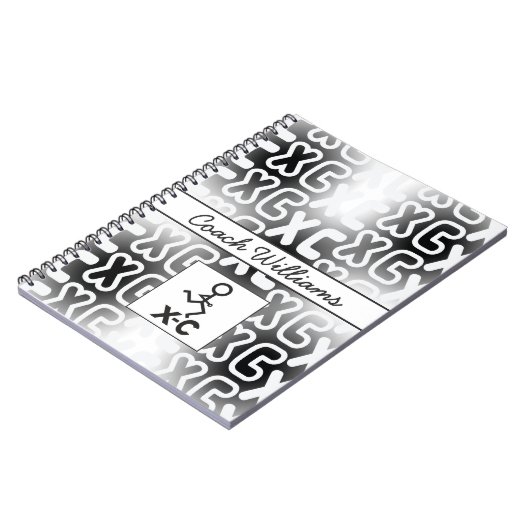 Cross Country XC Coach Notebook Notizblock (Linke Seite)