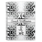 Cross Country XC Coach Notebook Notizblock (Vorderseite)