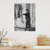 Cross-Dressed Cyclist, 1890er Poster (Küche)