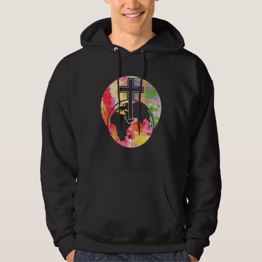 CROSS EASTER RESURRECTION OF JESUS CHRIST HOODIE (Vorderseite)