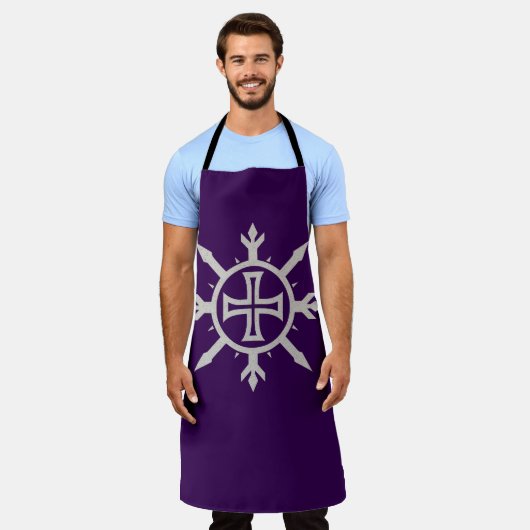 "Cross Emblem" All-Over Print Apron Schürze (Getragen)