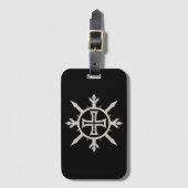 "Cross Emblem" Drawstring-Rucksack Gepäckanhänger (Vorderseite Vertikal)