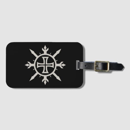 "Cross Emblem" Drawstring-Rucksack Gepäckanhänger (Vorderseite (Horizontal))