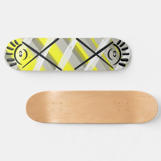 Cross Eyes – Minimal Urban Skateboard (Horizontal)