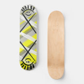 Cross Eyes – Minimal Urban Skateboard (Vorderseite)