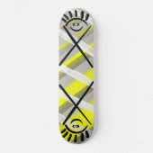 Cross Eyes – Minimal Urban Skateboard (Vorderseite)