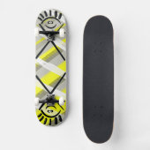 Cross Eyes – Minimales urbanes Skateboard (Vorderseite)