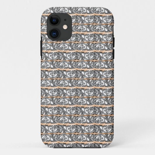 Cross Filigree Design Pattern Case-Mate iPhone Hülle (Rückseite)