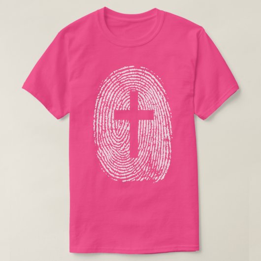 Cross Fingerprint T-Shirt (Design vorne)