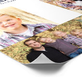 Cross Foto Collage Family Foto Geschenk Poster (Ecke)