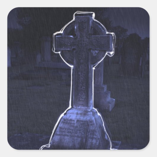 Cross Gravestone Stickers (Vorderseite)