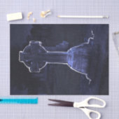 Cross Gravestone Tissue Paper Seidenpapier (Handwerk)