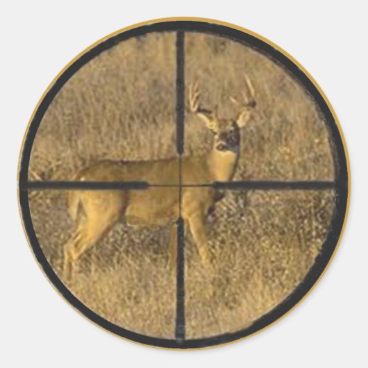 CROSS HAIRS. RUNDER AUFKLEBER (Vorderseite)