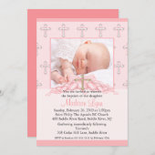 Cross & Hearts Foto Weihnachtsförderung Einladung (Vorne/Hinten)