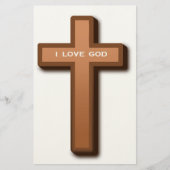 CROSS "I LIEBE GOD" BRIEFPAPIER (Vorderseite)
