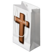 CROSS "I LIEBE GOD" KLEINE GESCHENKTÜTE (Vorderseite Schrägansicht)