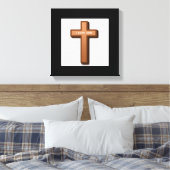 CROSS "I LIEBE GOD" LEINWANDDRUCK (Insitu (Schlafzimmer))