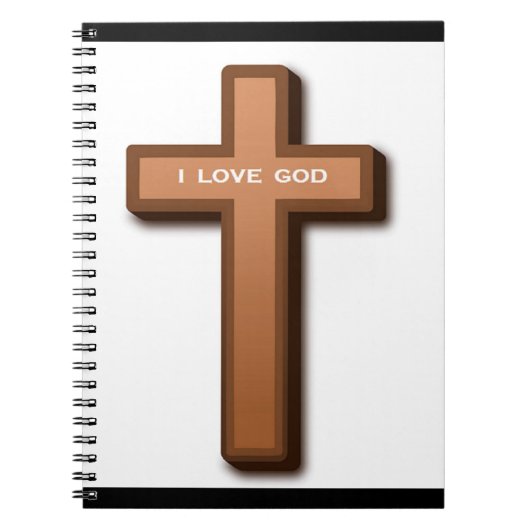 CROSS "I LIEBE GOD" NOTIZBLOCK (Vorderseite)