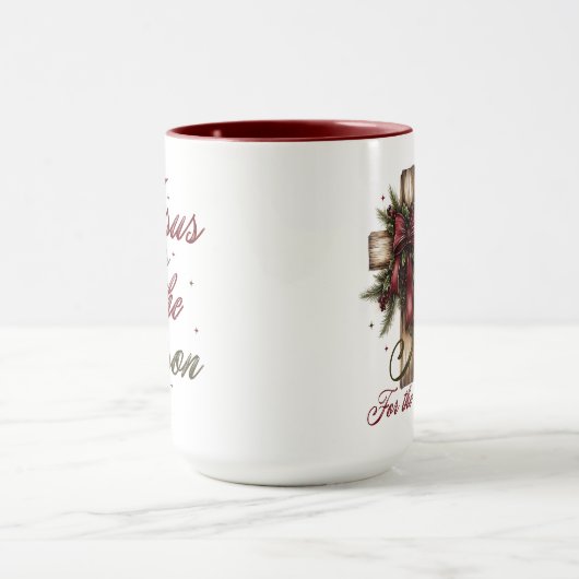 Cross Jesus Is The Reason For The Season Tasse (Zentrum)