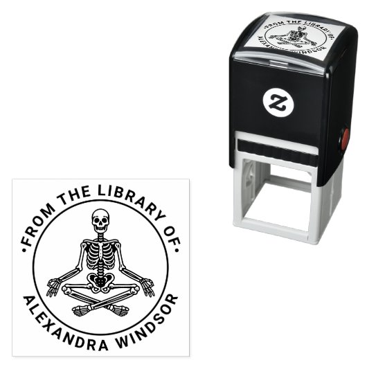 Cross Legating Skeleton Library Name Permastempel (Beispiel)
