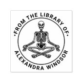 Cross Legating Skeleton Library Name Permastempel (Design)