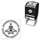 Cross-Legating-Skeletton Name Ret-Adresse Permastempel (Beispiel)