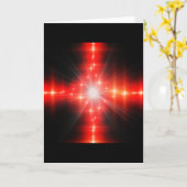 Cross Lights Karte (Gelbe Blume)