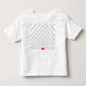Cross-line-Kunst Kleinkind T-shirt (Vorderseite)