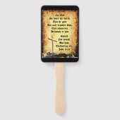 Cross & Management mit John 3vs16 Fächer (Rückseite)