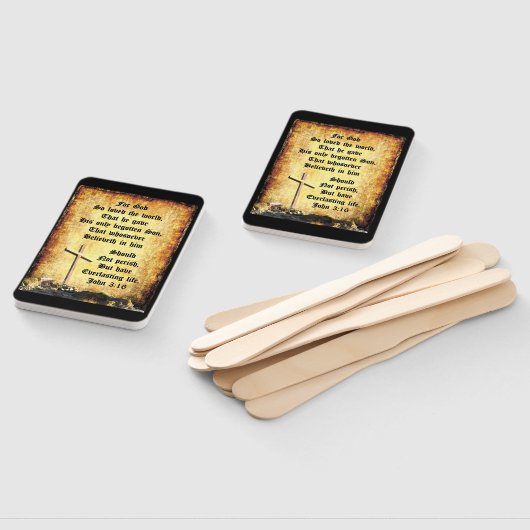 Cross & Management mit John 3vs16 Fächer (Non-assembled)