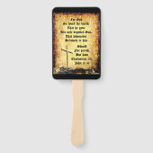 Cross & Management mit John 3vs16 Fächer (Vorderseite)