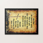 Cross & Management mit John 3vs16 Puzzle (Horizontal)