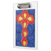 Cross Motif A4 Zwischenablage Klemmbrett (Links)