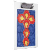 Cross Motif A4 Zwischenablage Klemmbrett (Rechts)