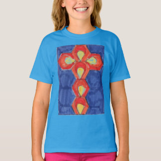 Cross Motif Children's Sport-Tek Wettbewerber T-Sh T-Shirt