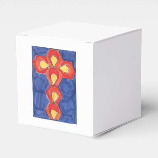 Cross Motif Cube Geschenkboxen Geschenkschachtel (Vorderseite)