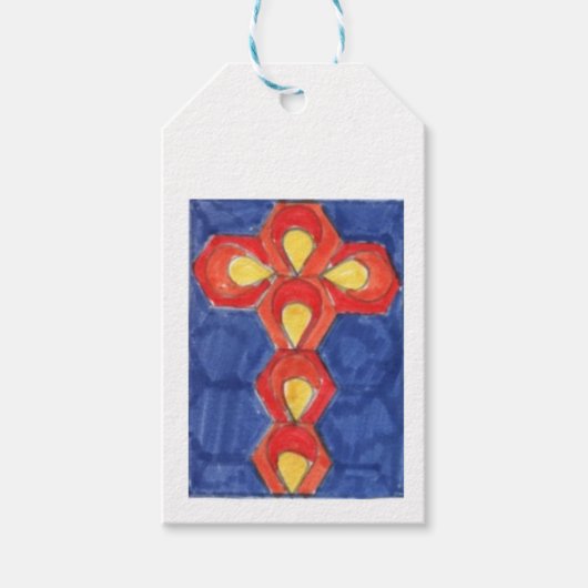 Cross Motif Gift Tags Geschenkanhänger (Vorderseite)