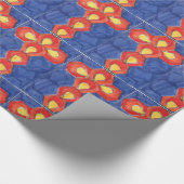 Cross Motif Glossgrübelpapier Geschenkpapier (Ecke)