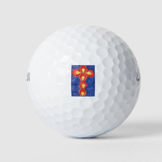 Cross Motif Golf Ball (Vorderseite)