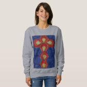 Cross Motif Ladys Basic Sweatshirt (Vorne ganz)