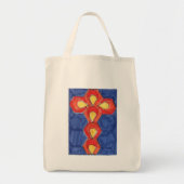 Cross Motif Lebensmitteltasche Tragetasche (Vorne)