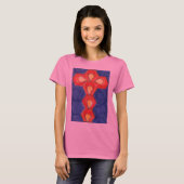 Cross Motif Maternity Long Sleeve T - Shirt (Vorne ganz)