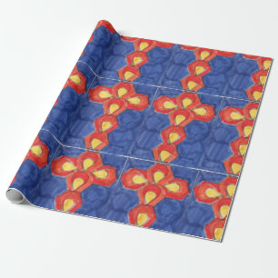Cross Motif Matte Wrapping Paper Geschenkpapier